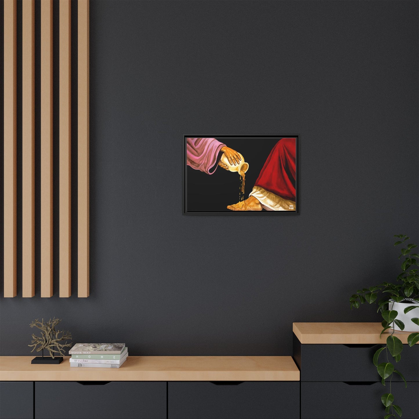 The Alabaster Jar Matte Canvas Framed Art