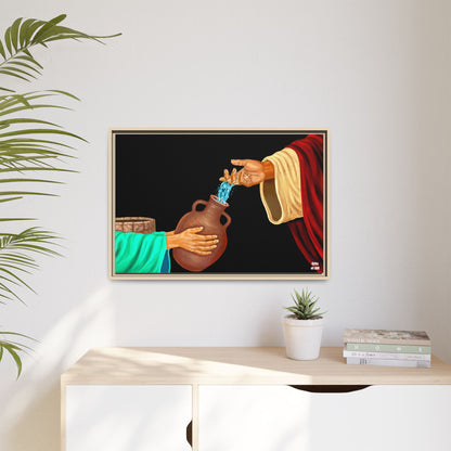 Living Water Framed Canvas