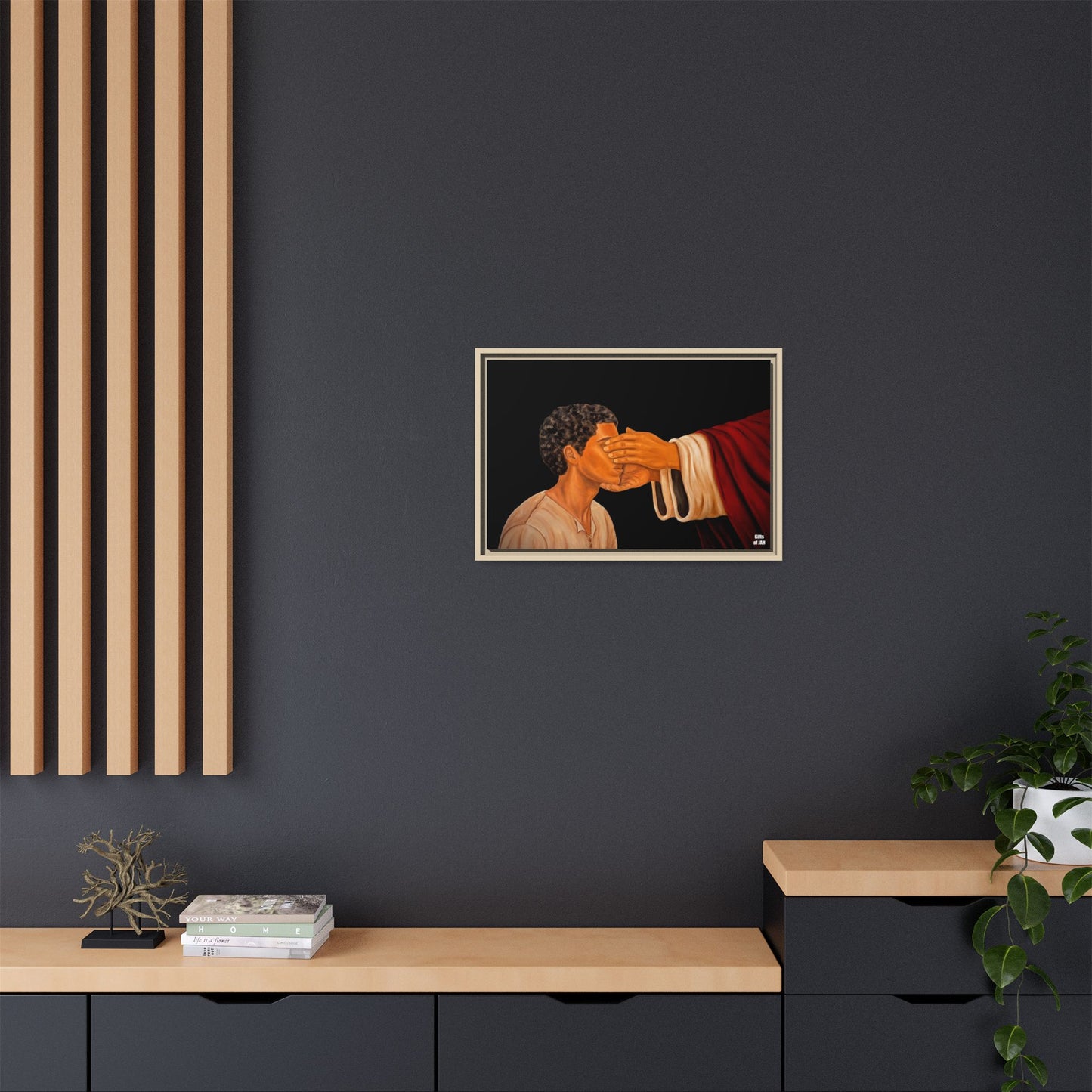 But Now I Can See Matte Canvas Framed Art