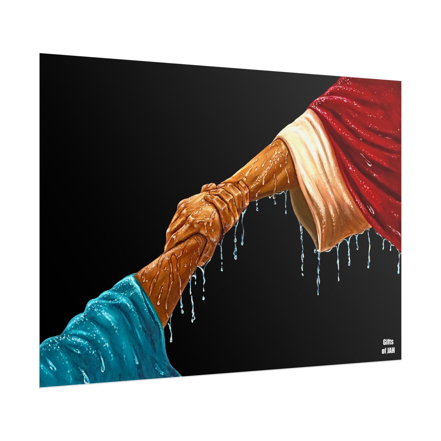 Keep Your Eyes On Him Rolled Semi-Glossy Art Print