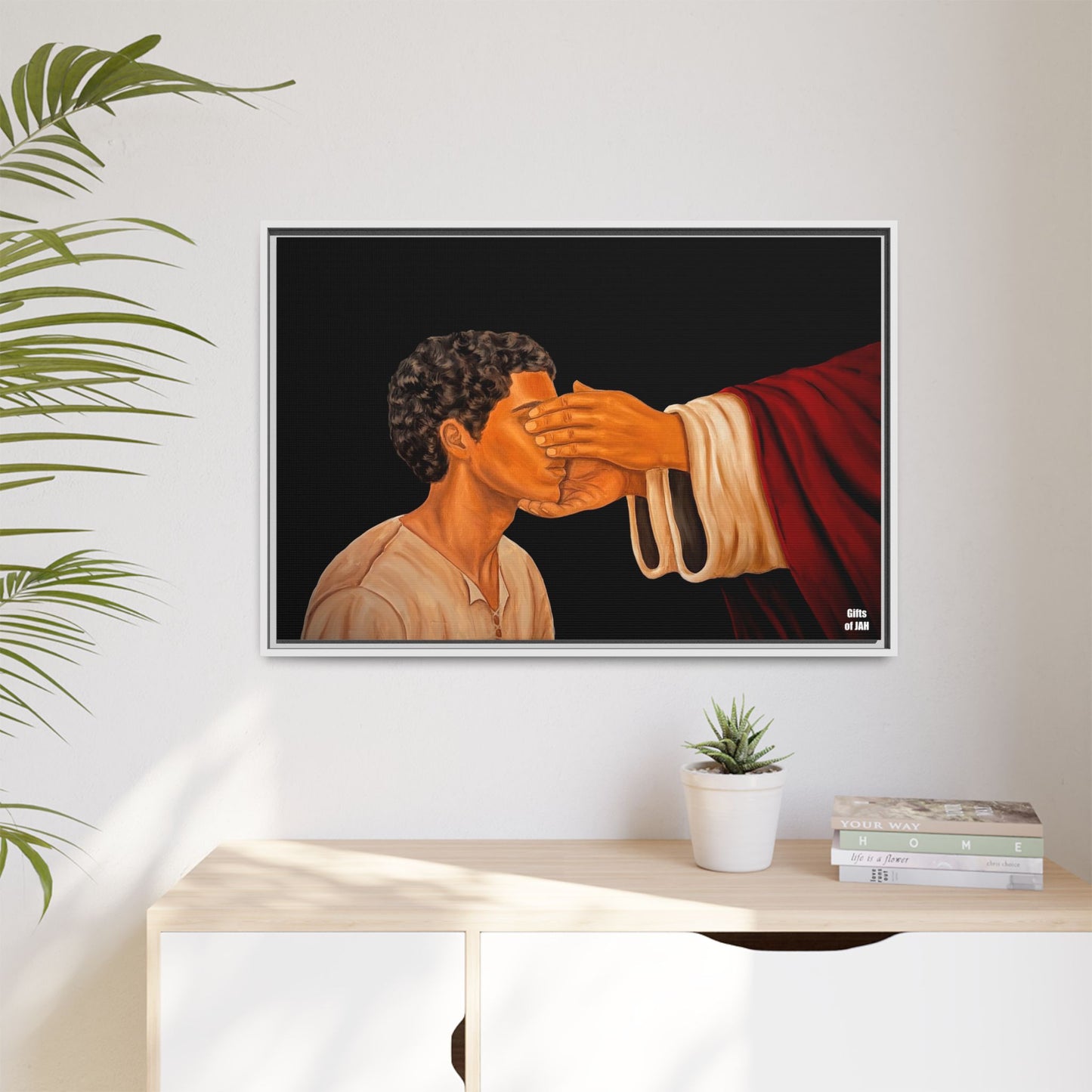 But Now I Can See Matte Canvas Framed Art