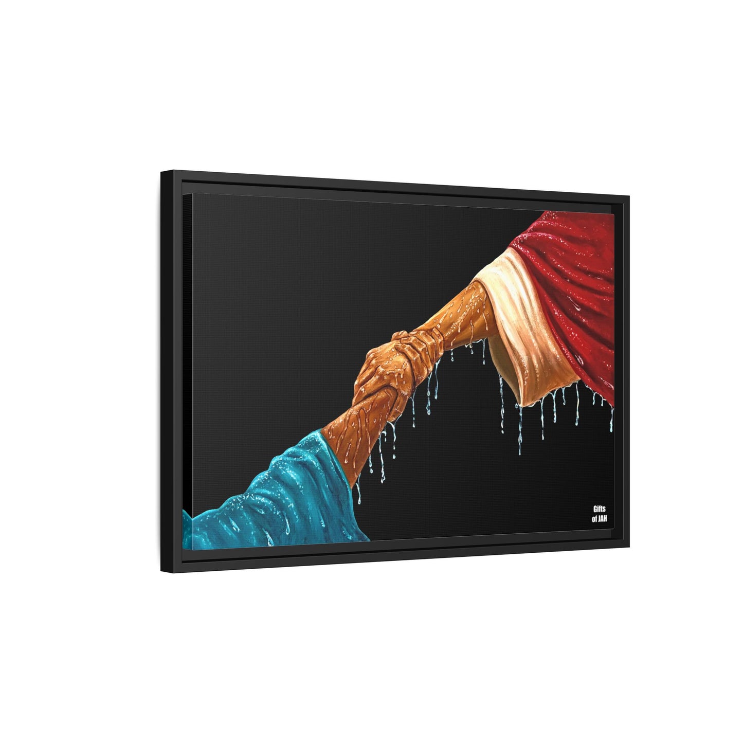 Keep Your Eyes on Him Matte Canvas Framed Art