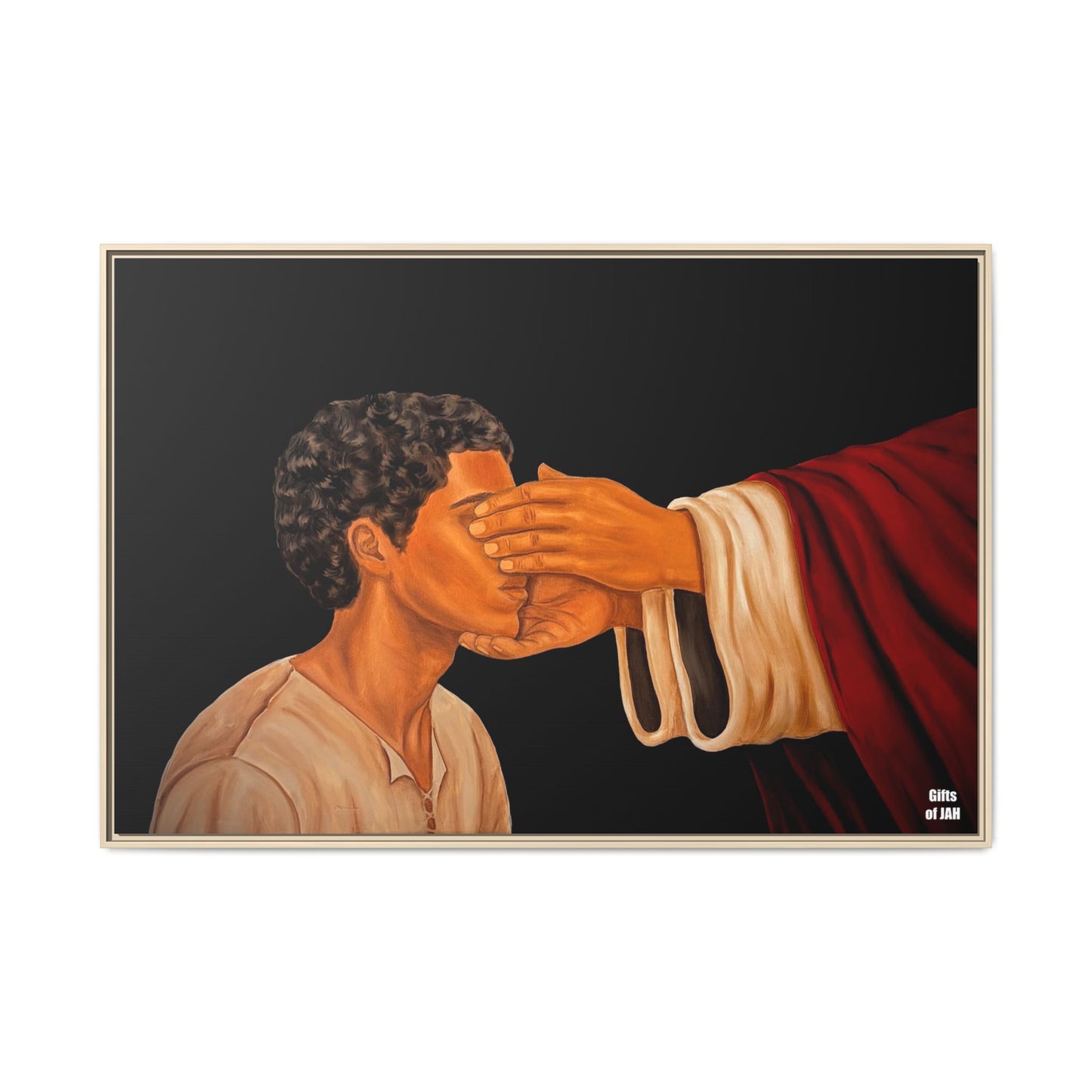 But Now I Can See Matte Canvas Framed Art