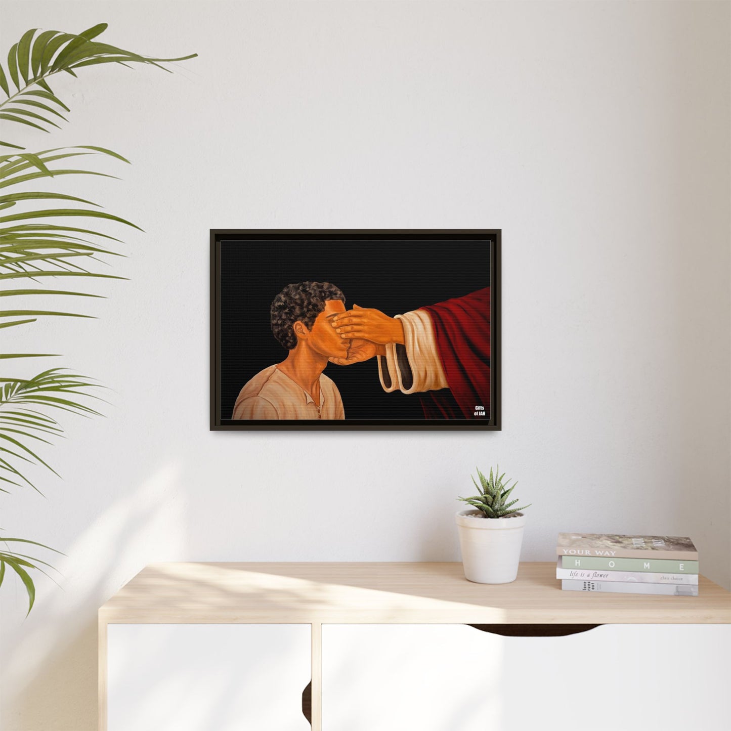 But Now I Can See Matte Canvas Framed Art