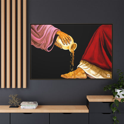 The Alabaster Box Framed Canvas