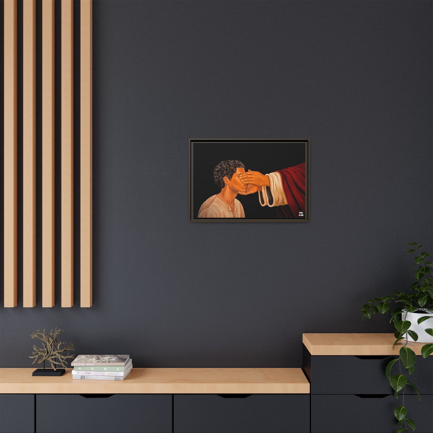 But Now I Can See Matte Canvas Framed Art