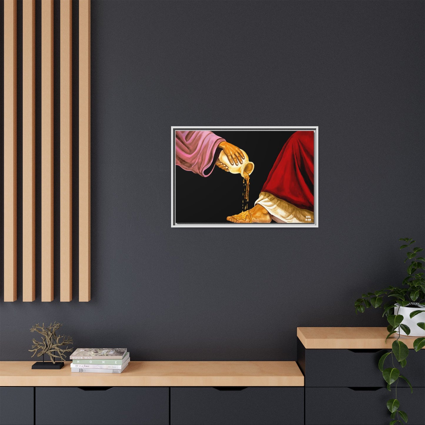 The Alabaster Jar Matte Canvas Framed Art
