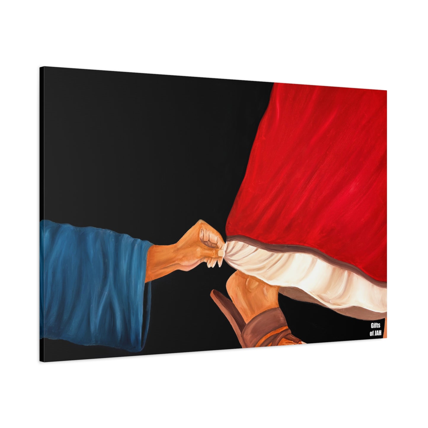 Faith's Silent Surrender | Religious Christian Painting