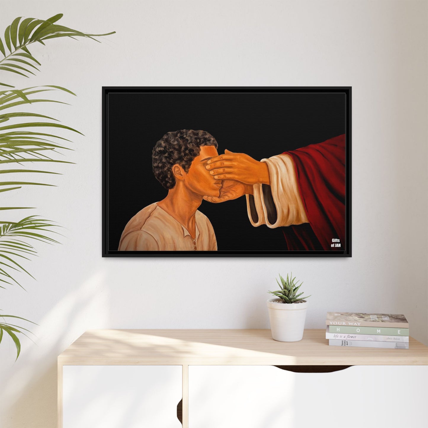 But Now I Can See Matte Canvas Framed Art