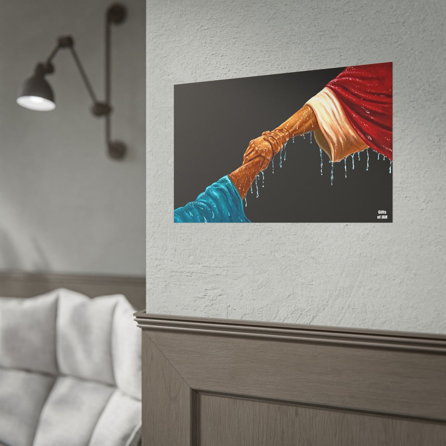 Keep Your Eyes On Him Rolled Semi-Glossy Art Print