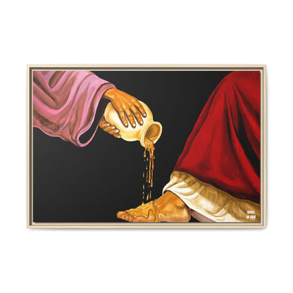 The Alabaster Box Framed Canvas