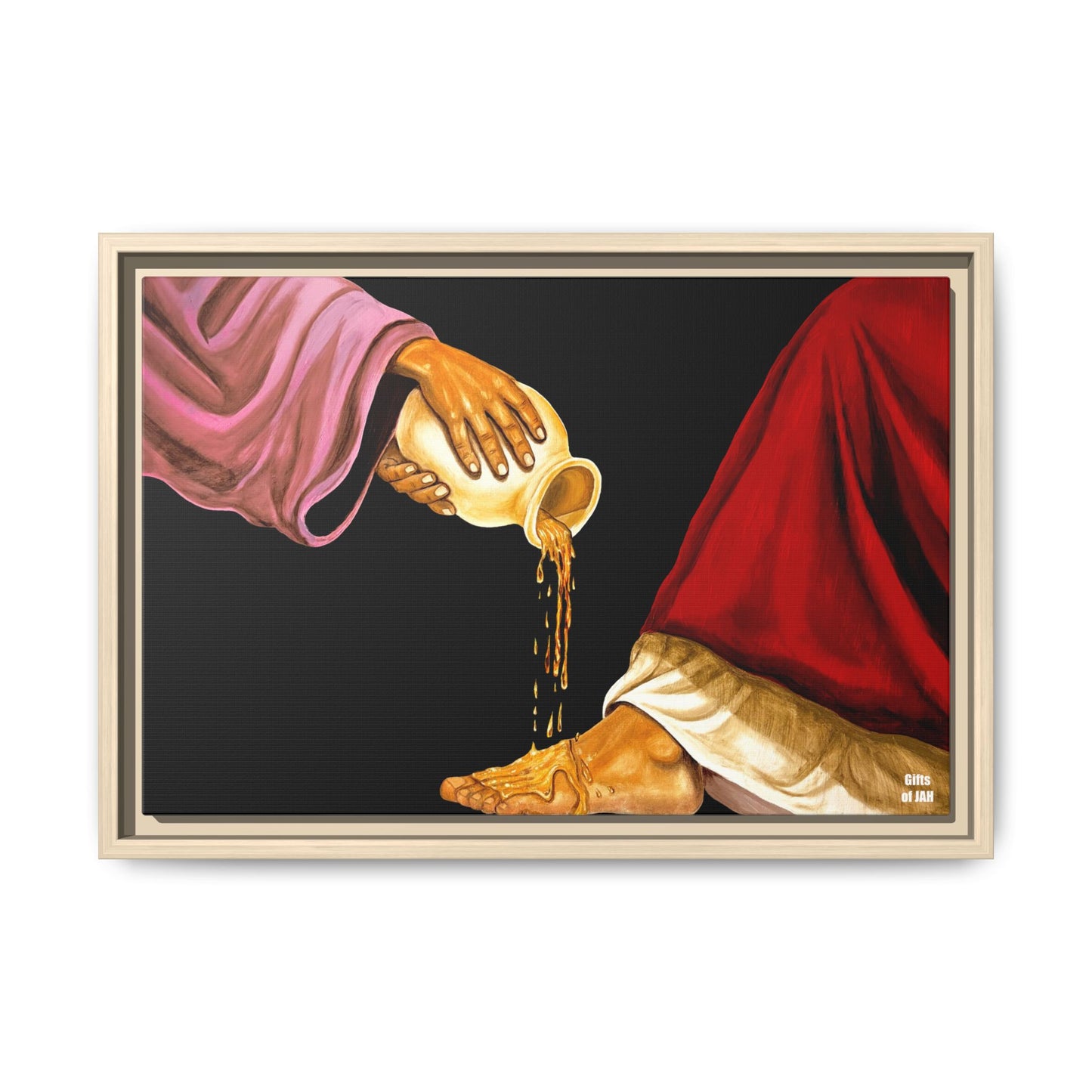 The Alabaster Jar Matte Canvas Framed Art