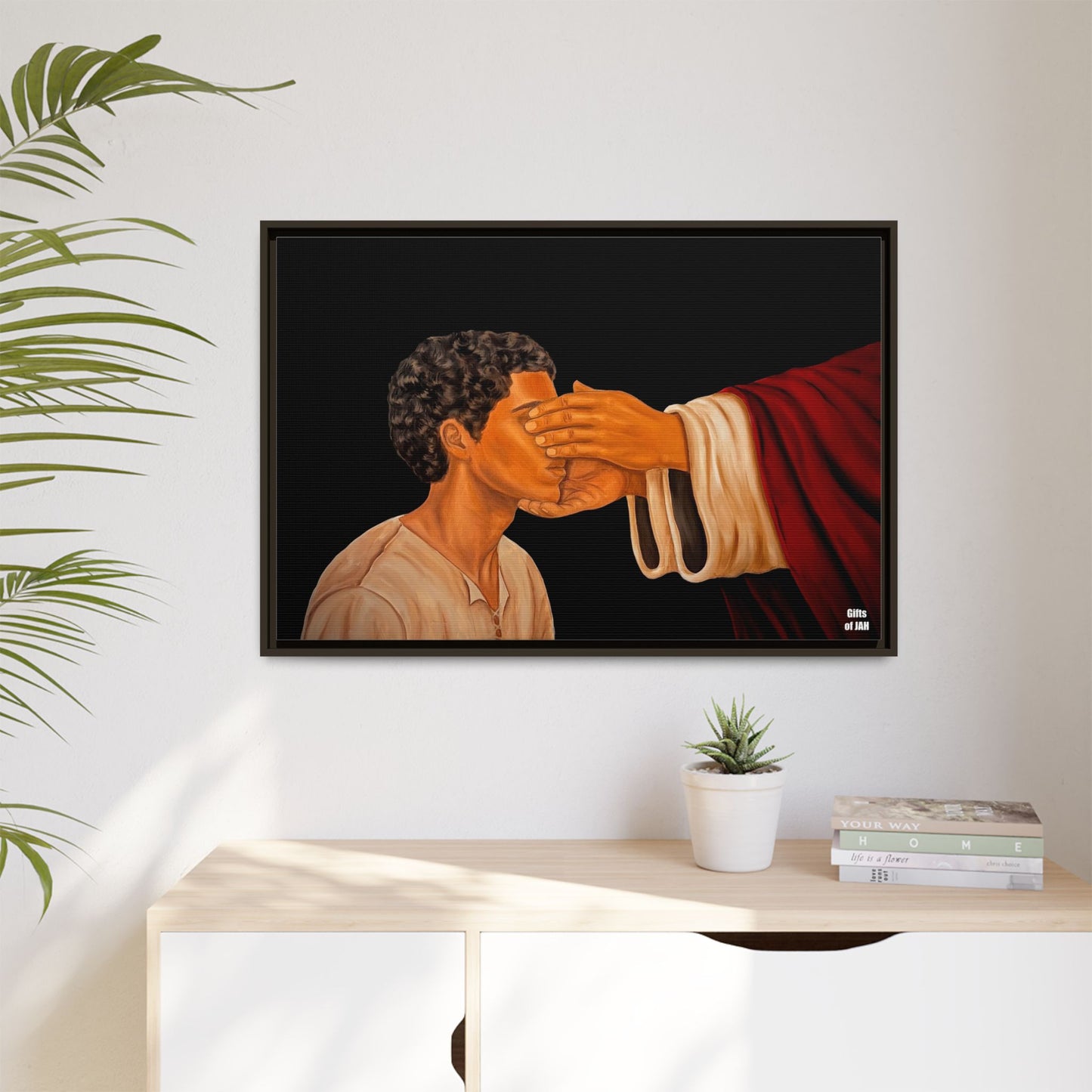 But Now I Can See Matte Canvas Framed Art