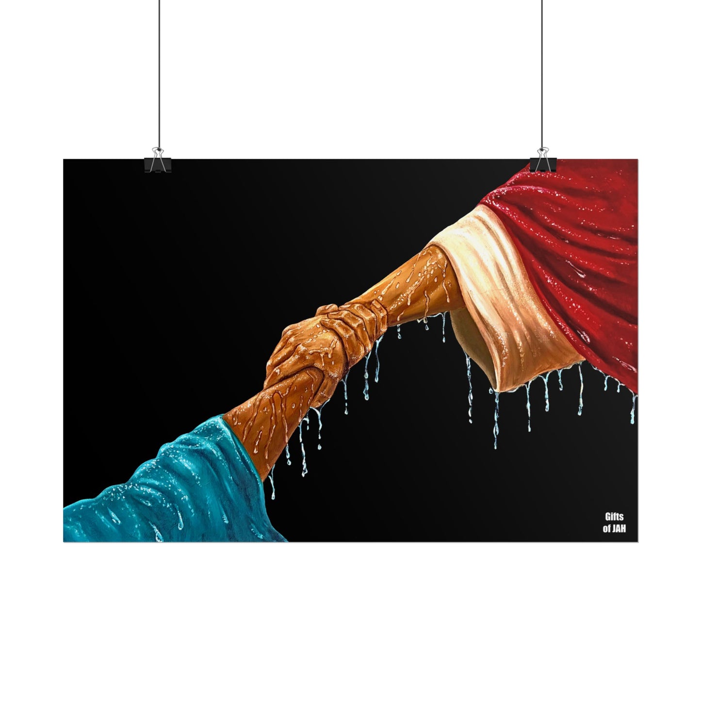 Keep Your Eyes On Him Rolled Semi-Glossy Art Print