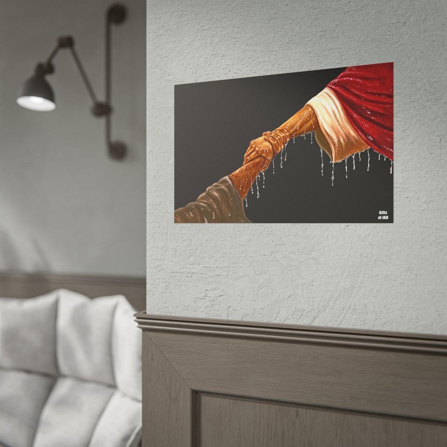 Copy of Copy of Faith's Silent Surrender Rolled Semi-Glossy Art Print