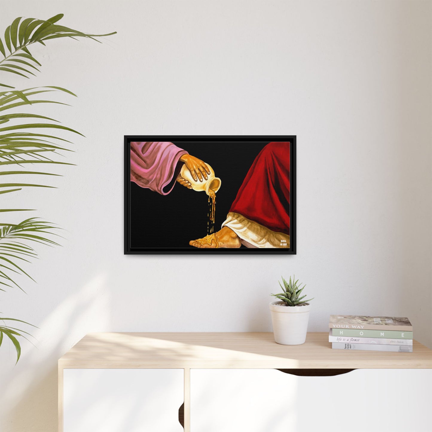 The Alabaster Jar Matte Canvas Framed Art