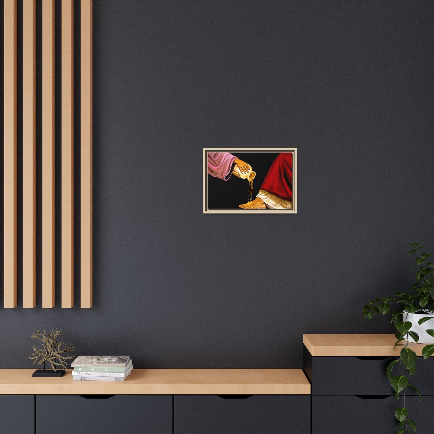 The Alabaster Jar Matte Canvas Framed Art