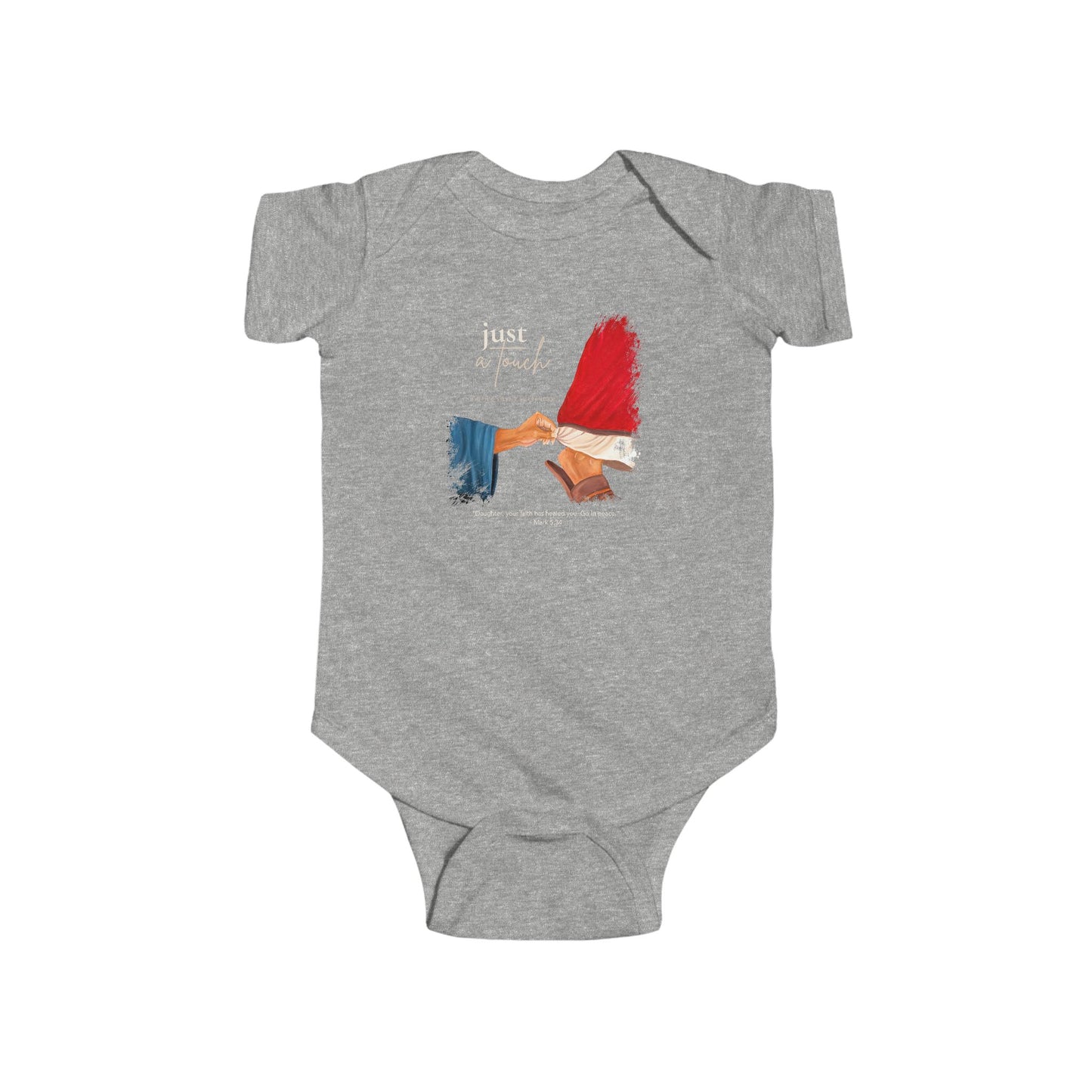 Faith's Silent Surrender Baby Onesie