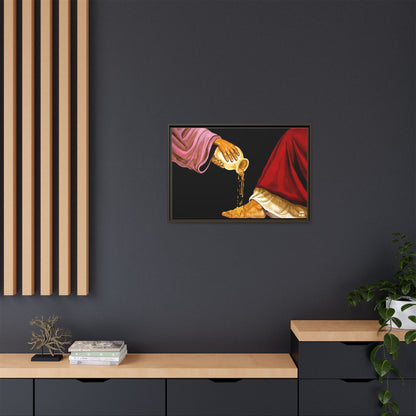 The Alabaster Box Framed Canvas