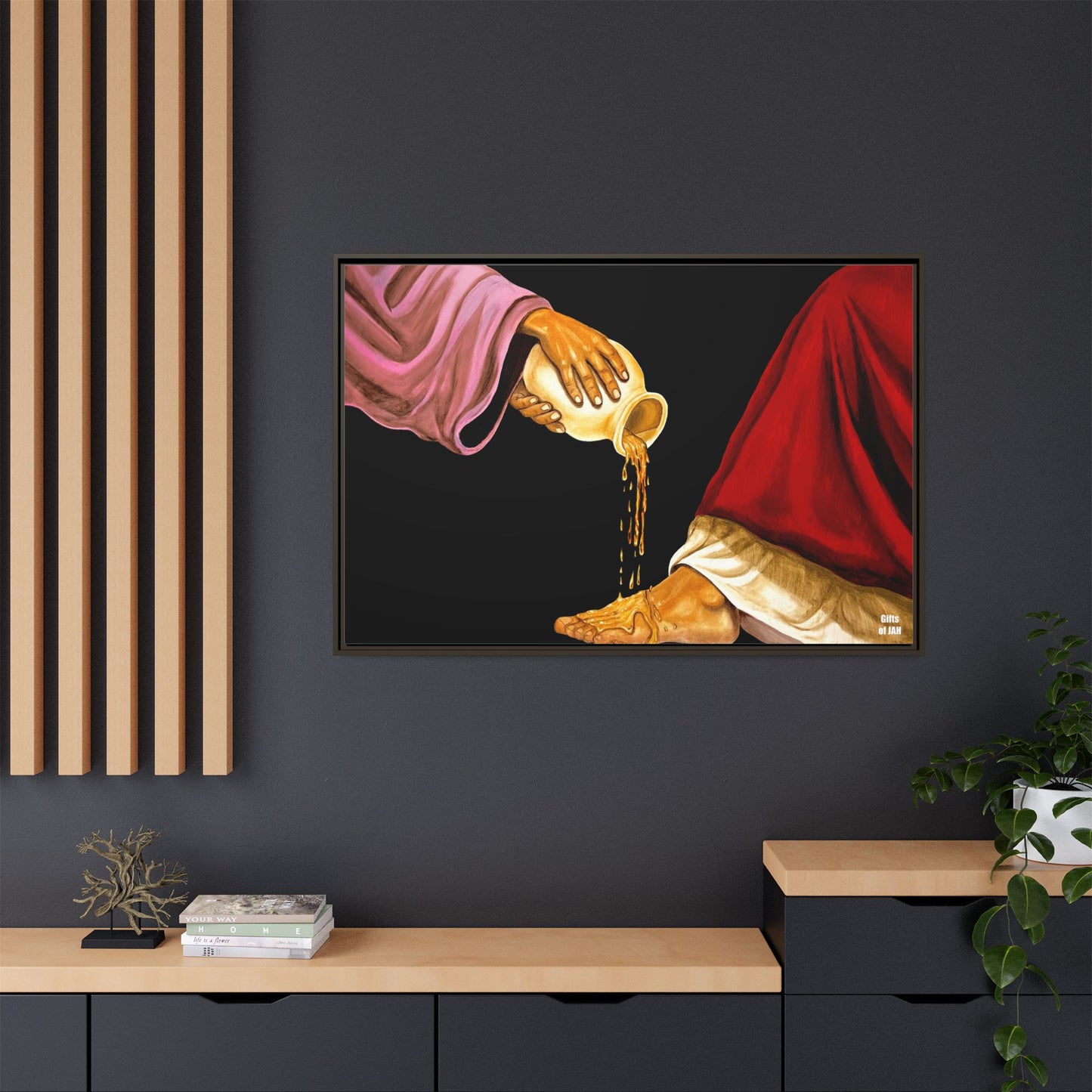 The Alabaster Jar Matte Canvas Framed Art