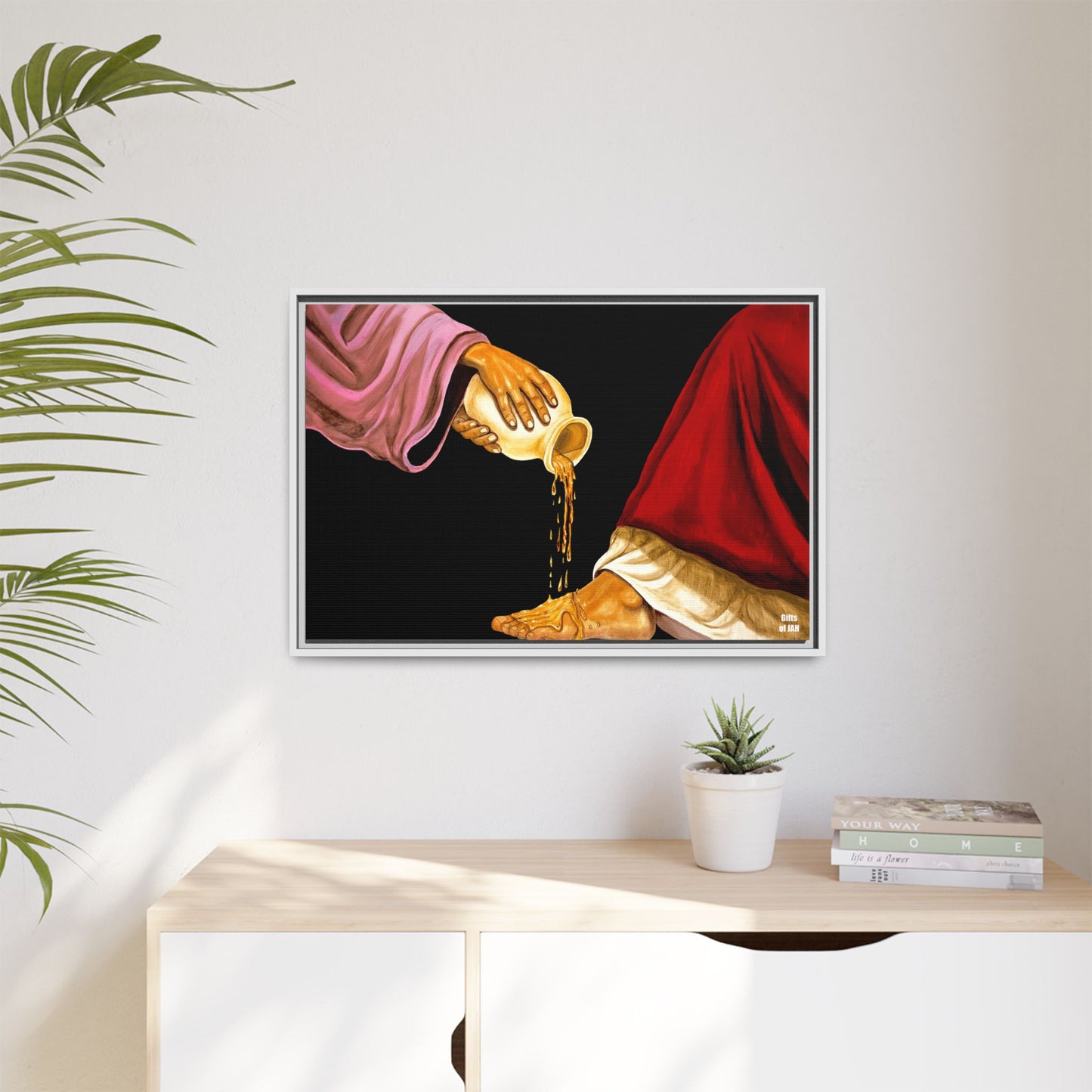 The Alabaster Jar Matte Canvas Framed Art