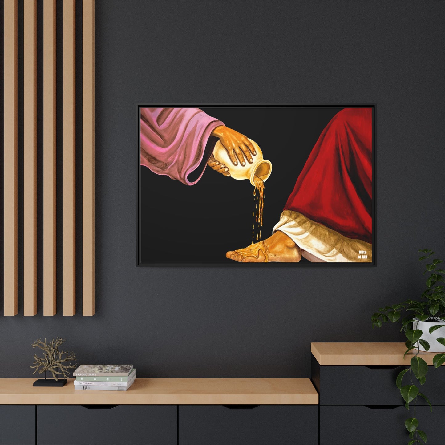 The Alabaster Jar Matte Canvas Framed Art