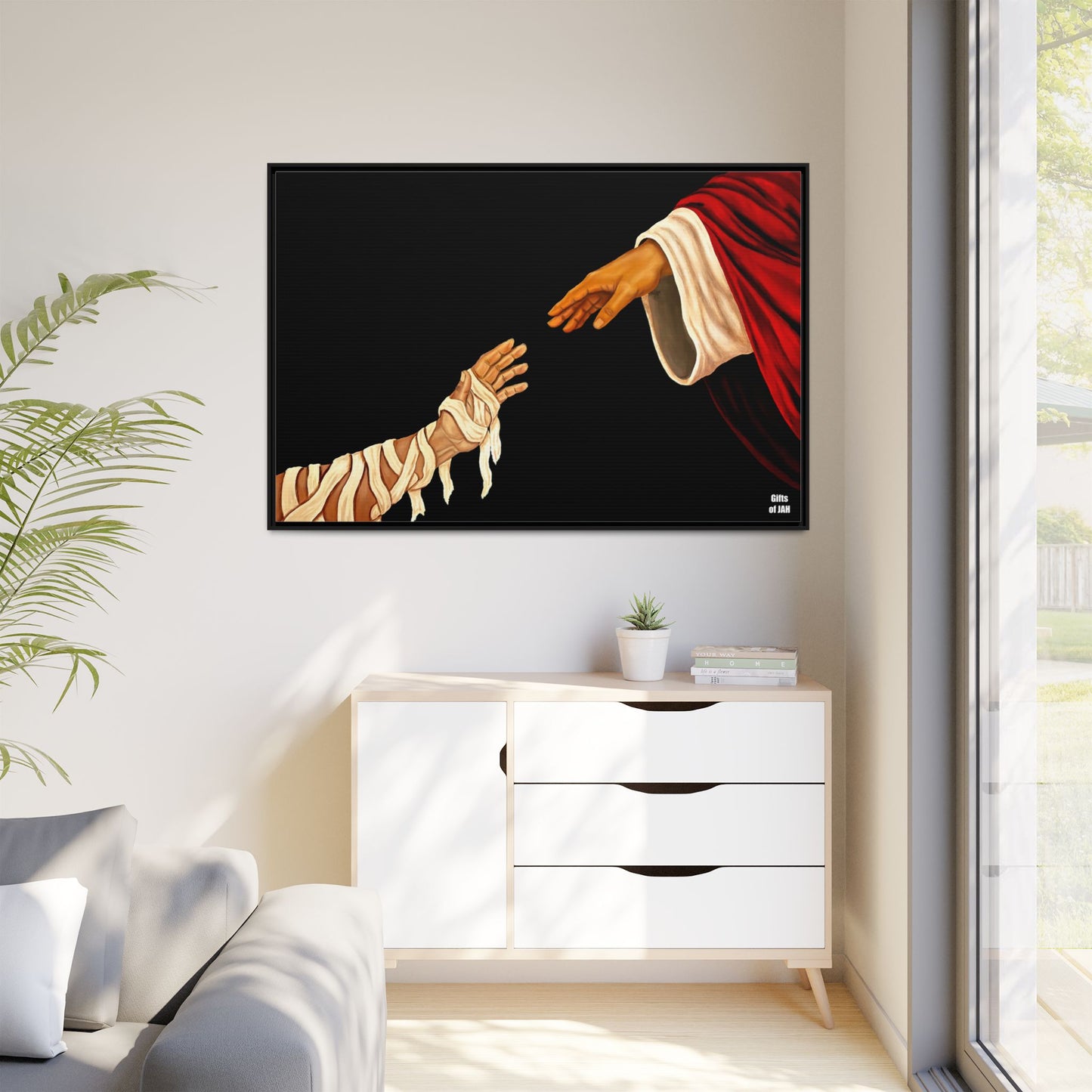 No Longer Bound Matte Canvas Framed Art