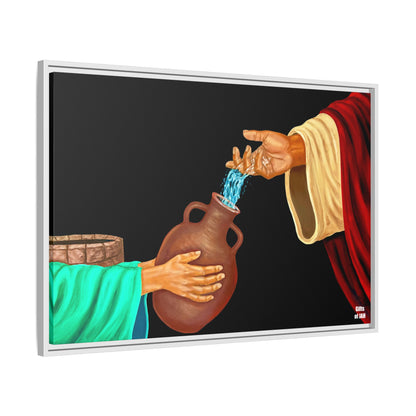 Living Water Framed Canvas