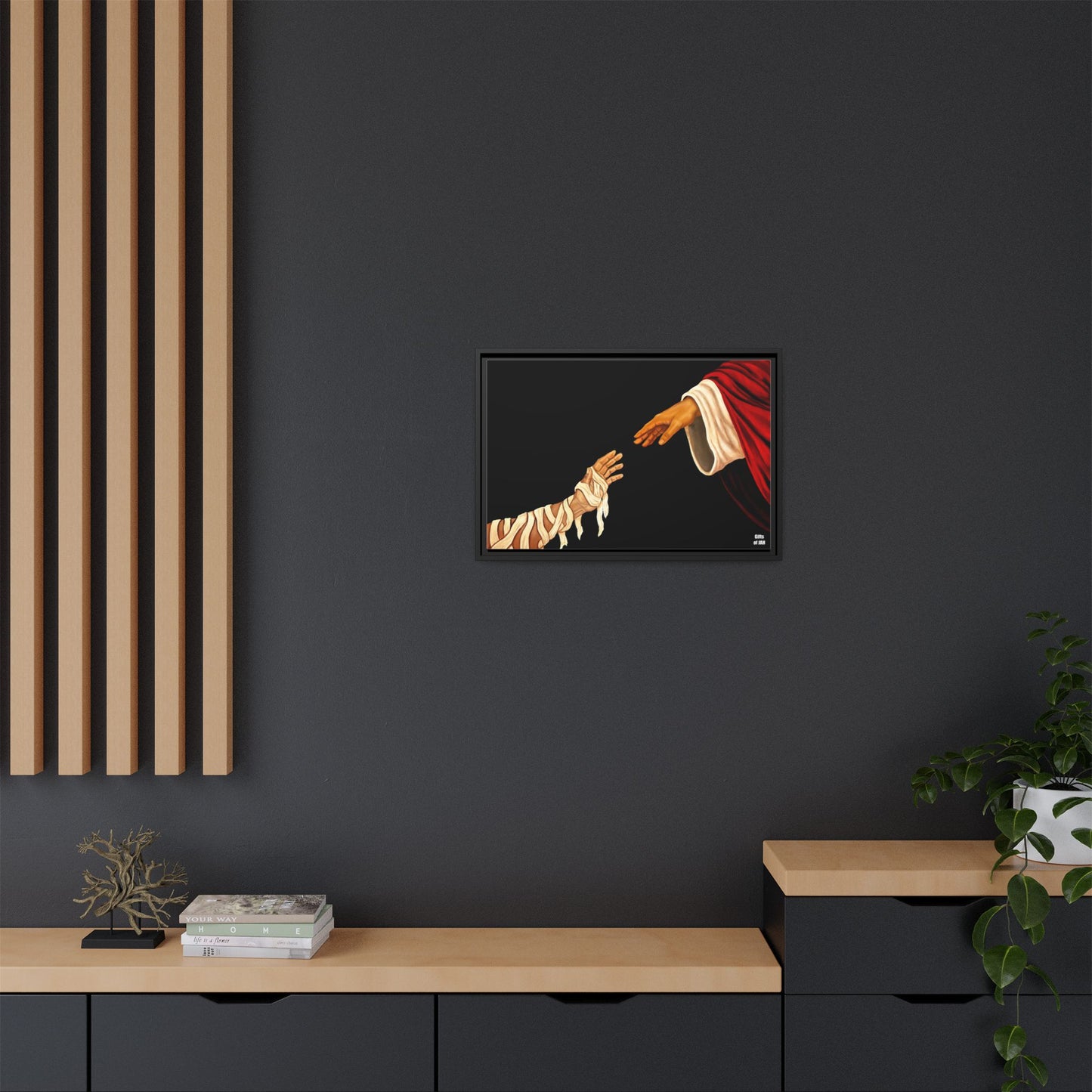 No Longer Bound Matte Canvas Framed Art