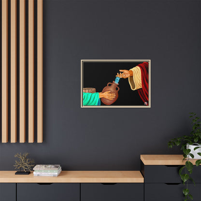 Living Water Framed Canvas