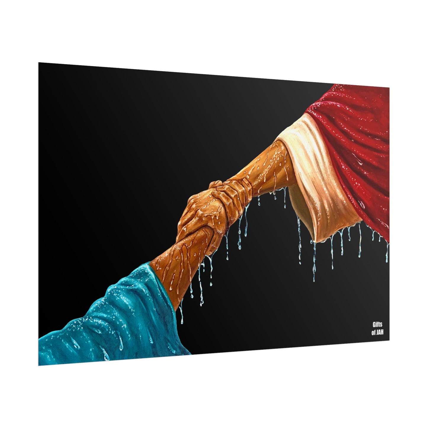 Keep Your Eyes On Him Rolled Semi-Glossy Art Print