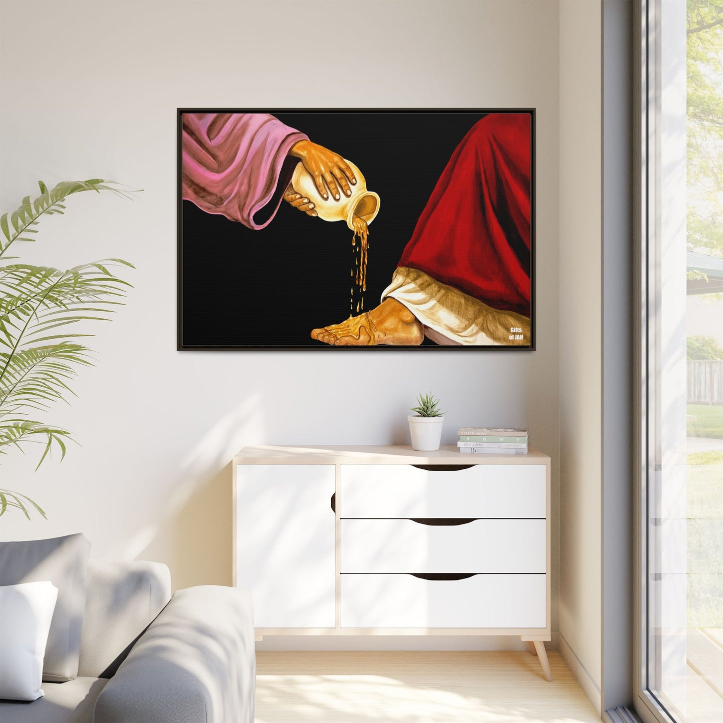 The Alabaster Jar Matte Canvas Framed Art