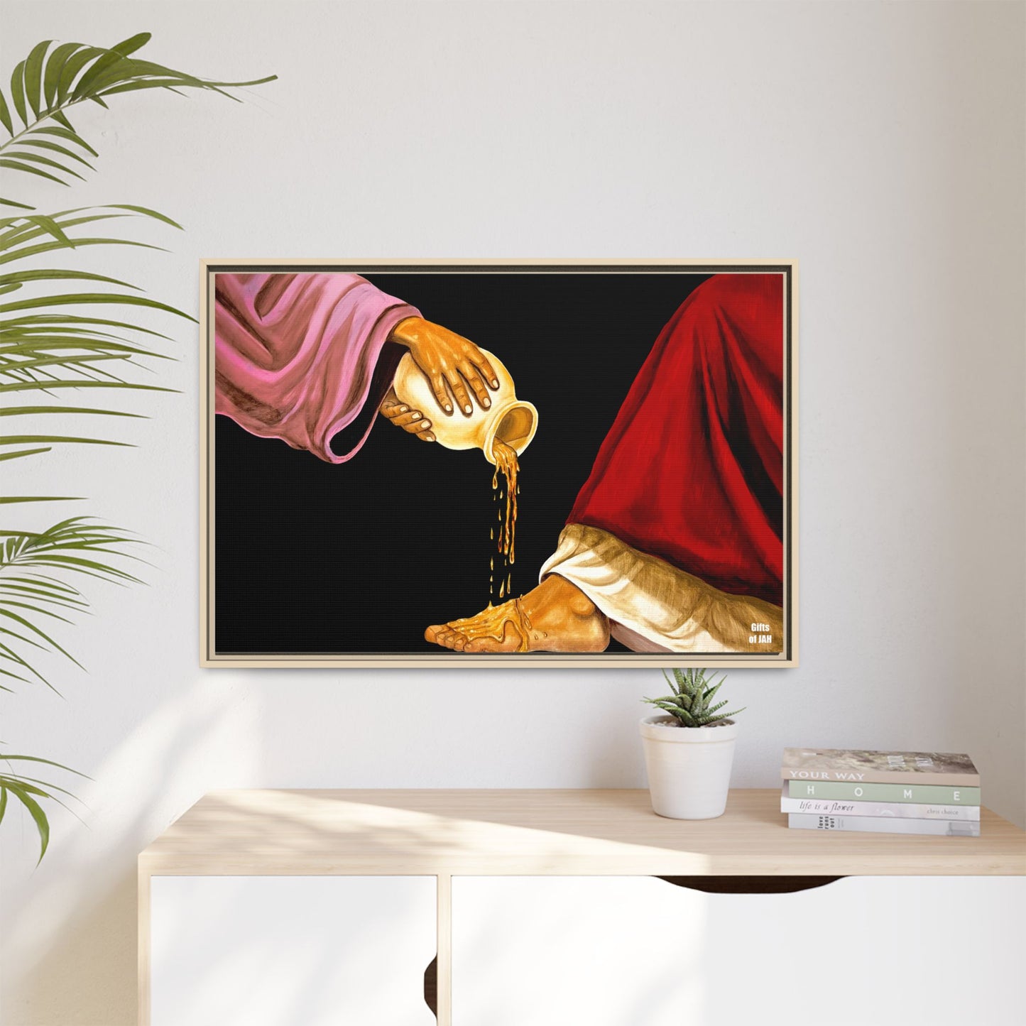 The Alabaster Jar Matte Canvas Framed Art