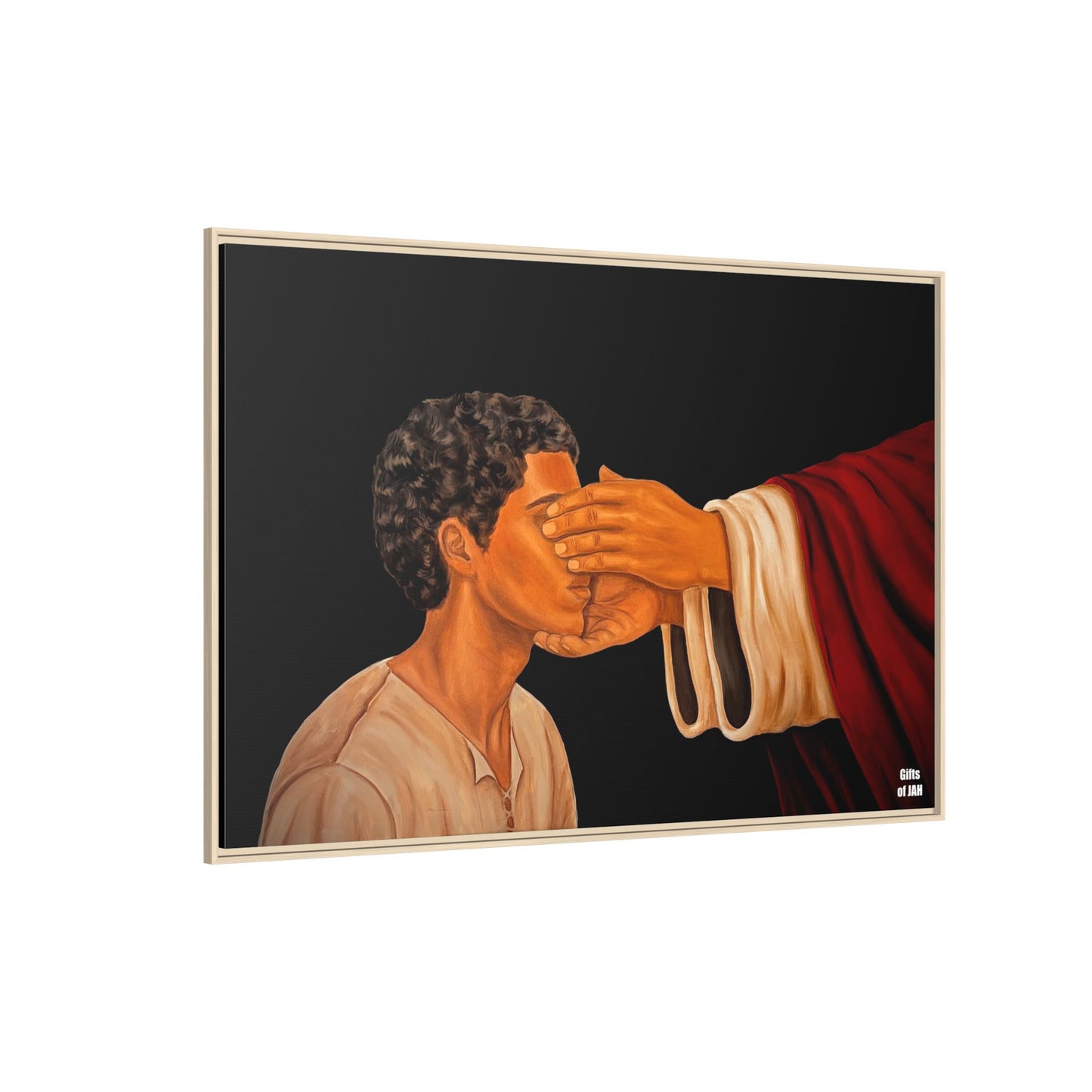 But Now I Can See Matte Canvas Framed Art