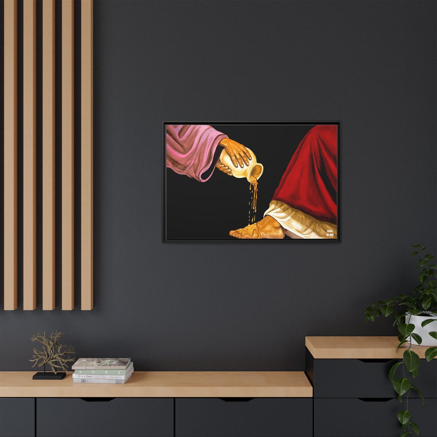 The Alabaster Jar Matte Canvas Framed Art