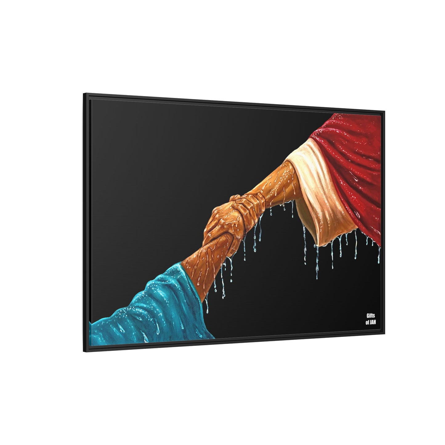 Keep Your Eyes on Him Matte Canvas Framed Art