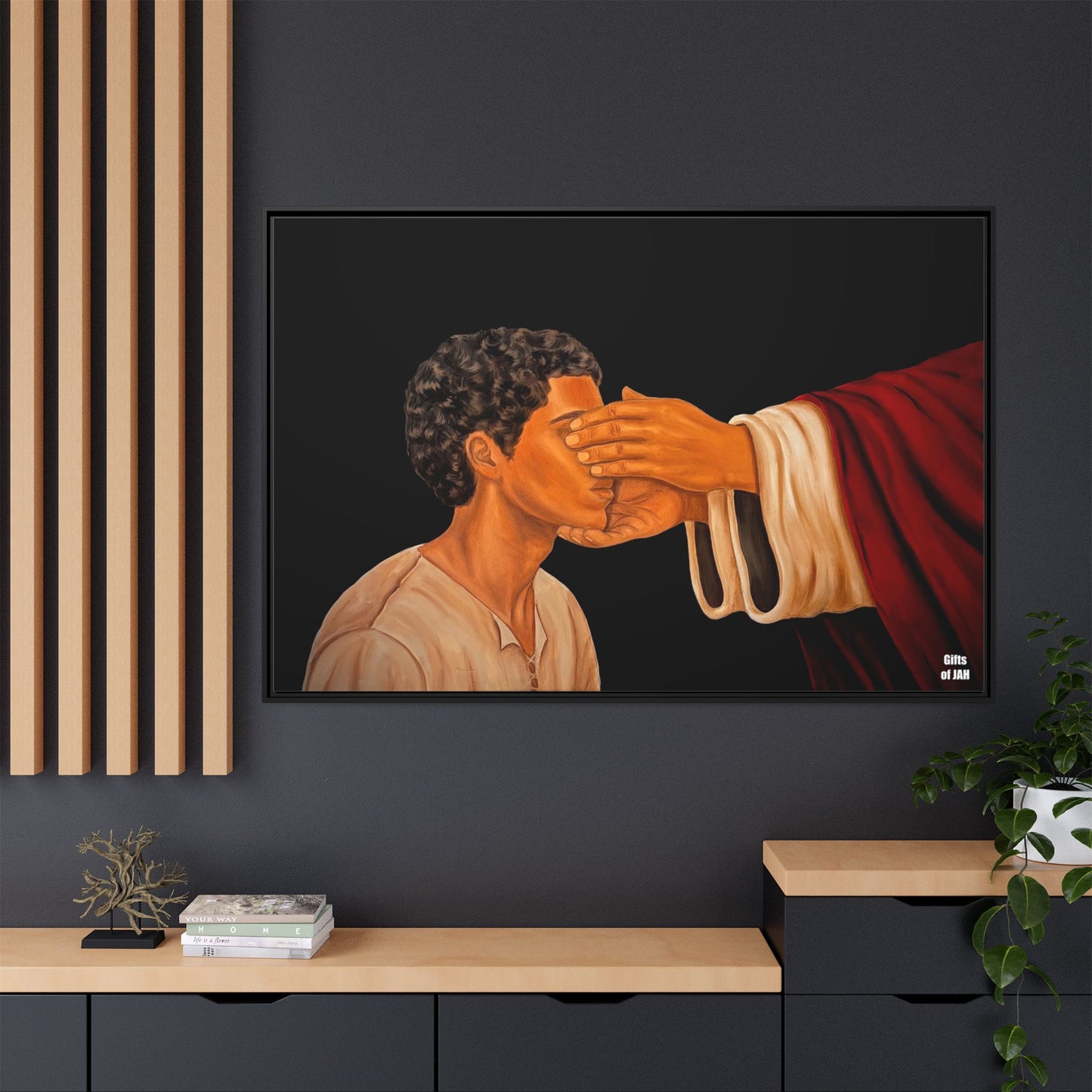 But Now I Can See Matte Canvas Framed Art