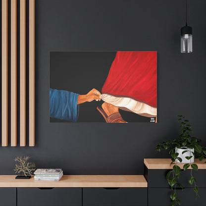 Faith's Silent Surrender Canvas