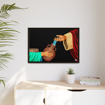 Living Water Framed Canvas