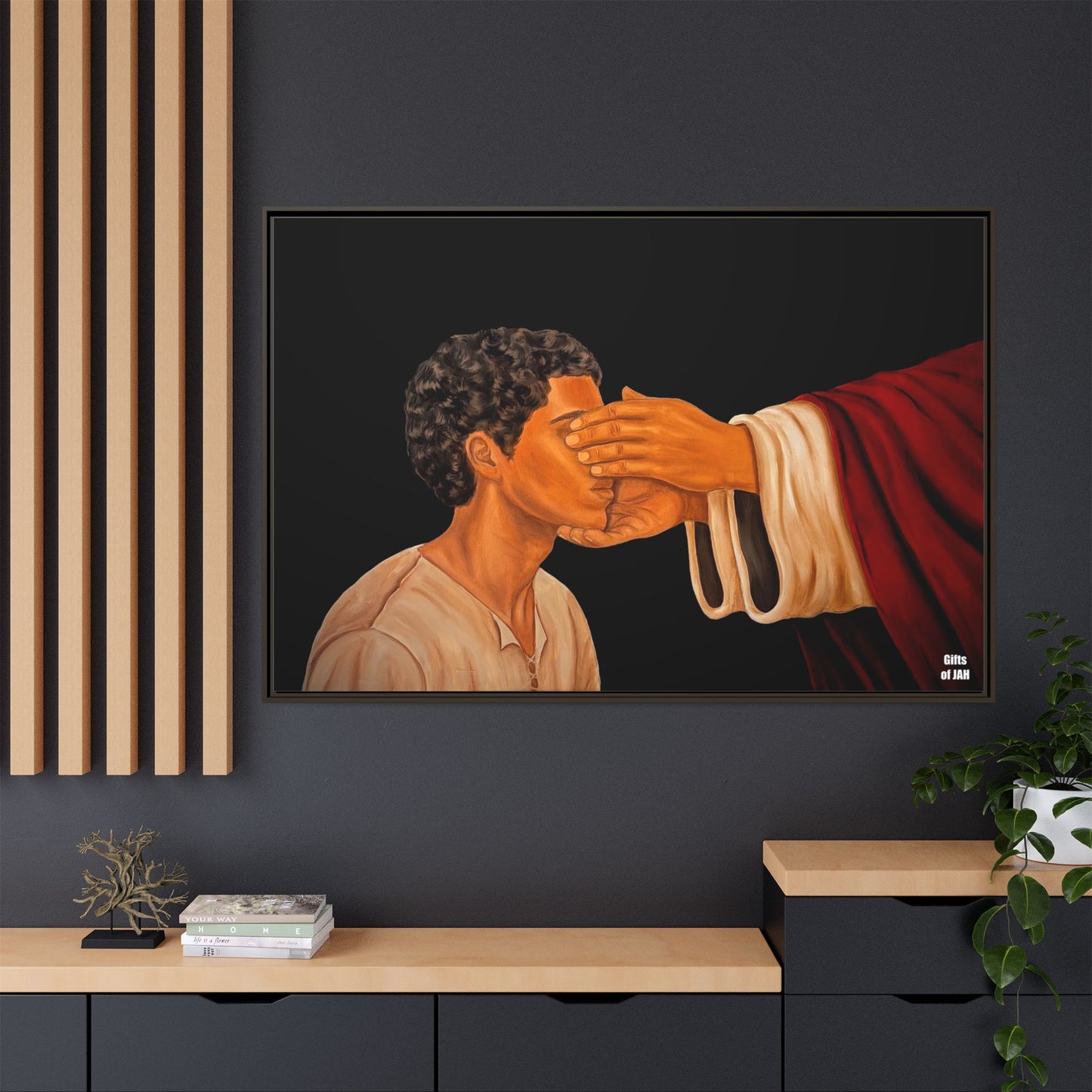 But Now I Can See Matte Canvas Framed Art