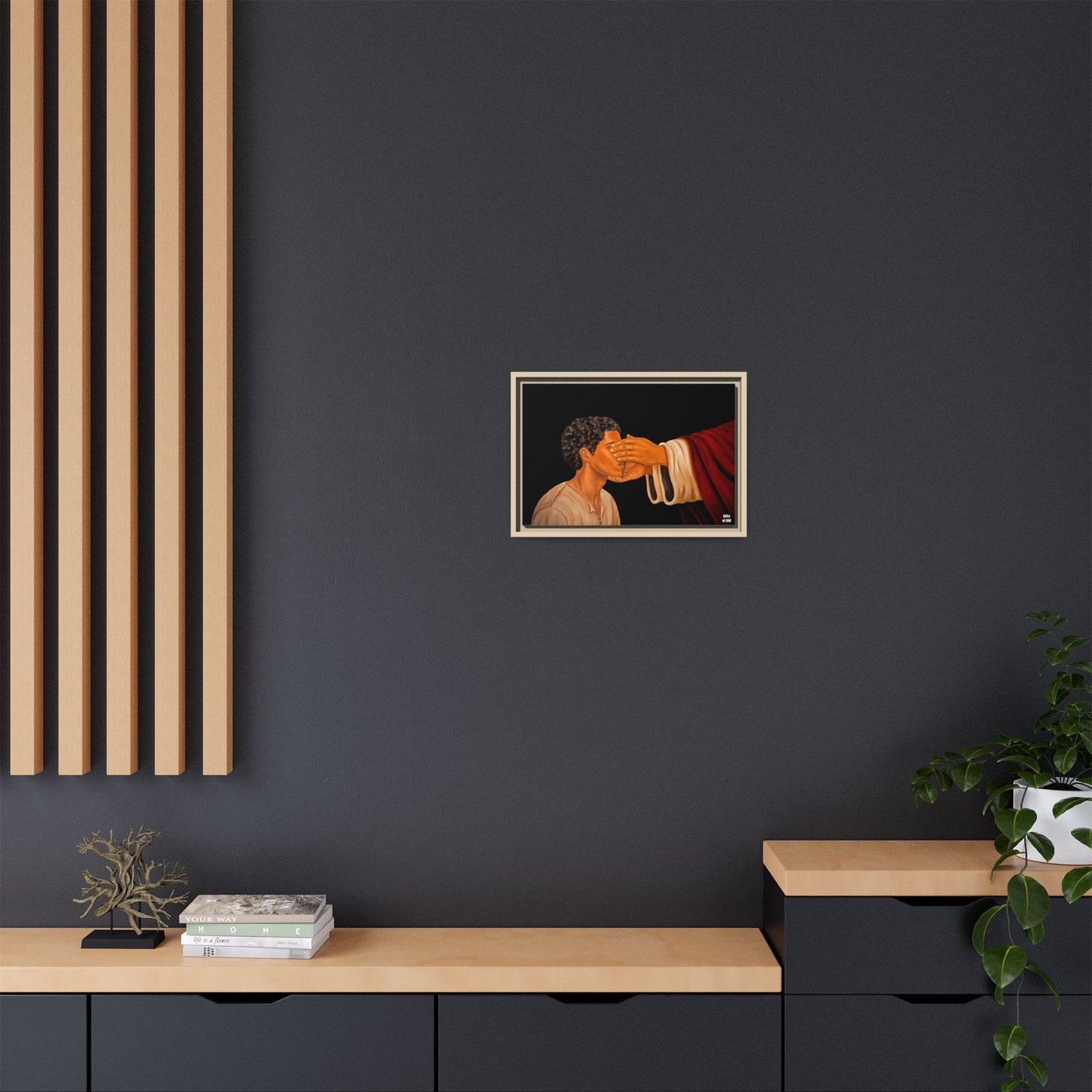 But Now I Can See Matte Canvas Framed Art