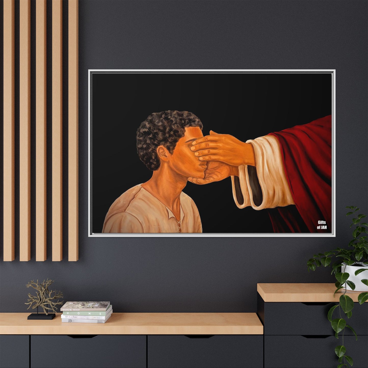 But Now I Can See Matte Canvas Framed Art