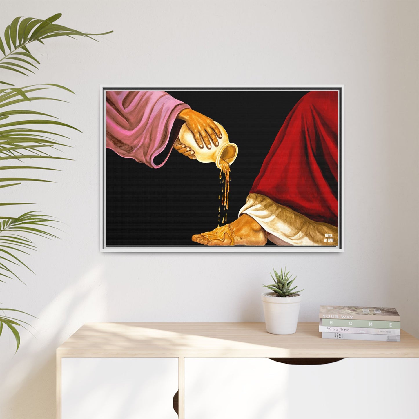 The Alabaster Jar Matte Canvas Framed Art