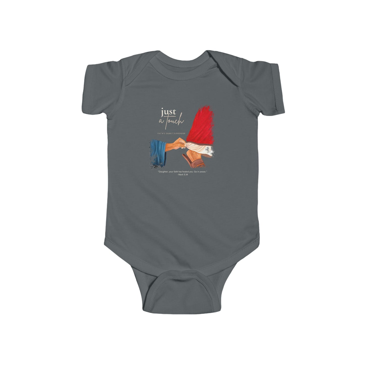 Faith's Silent Surrender Baby Onesie
