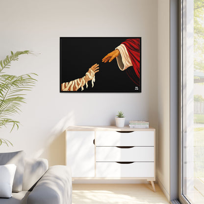 No Longer Bound Framed Canvas