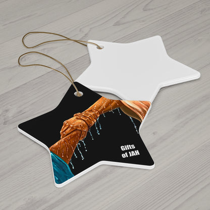 Keep Your Eyes On Him - Ceramic Ornament, 4 Shapes