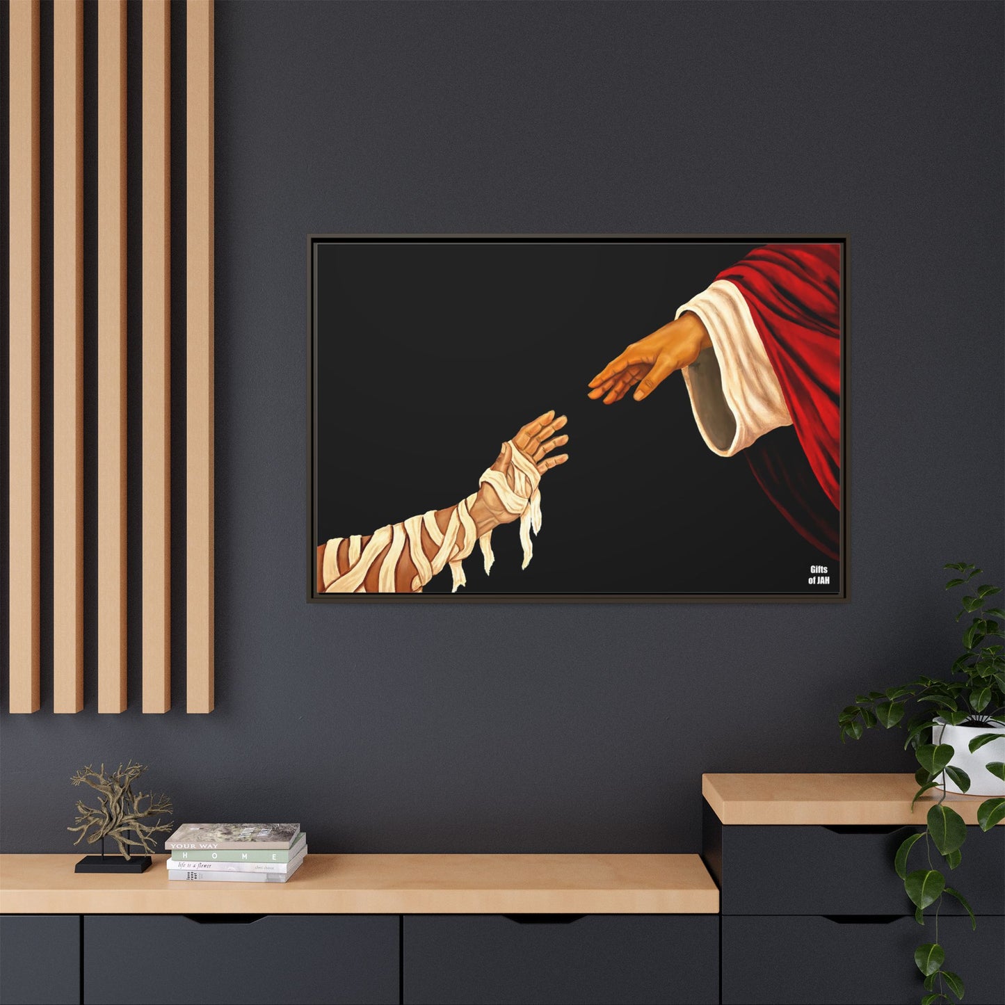 No Longer Bound Matte Canvas Framed Art