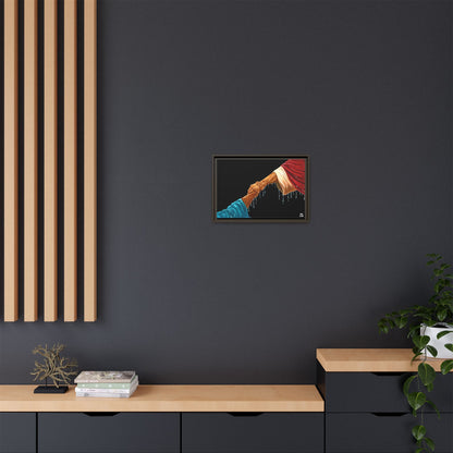 Keep Your Eyes on Him Framed Canvas