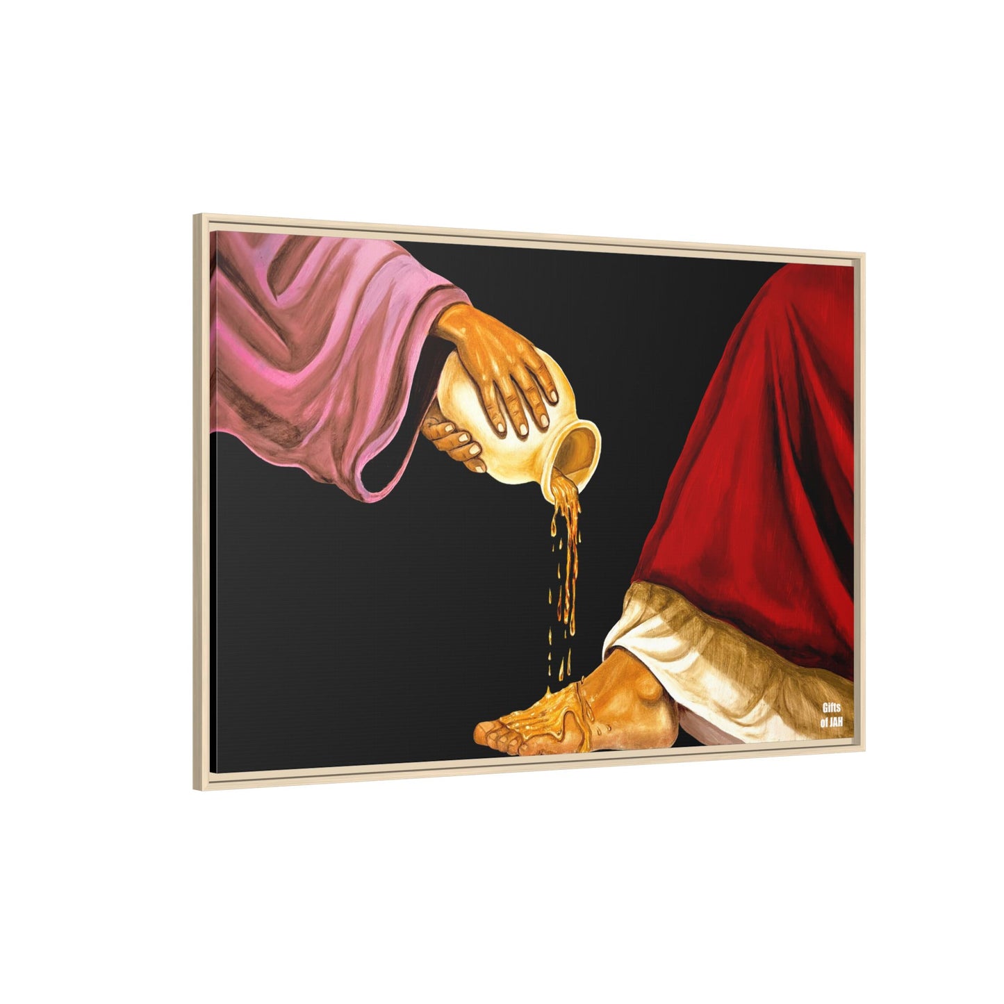 The Alabaster Jar Matte Canvas Framed Art