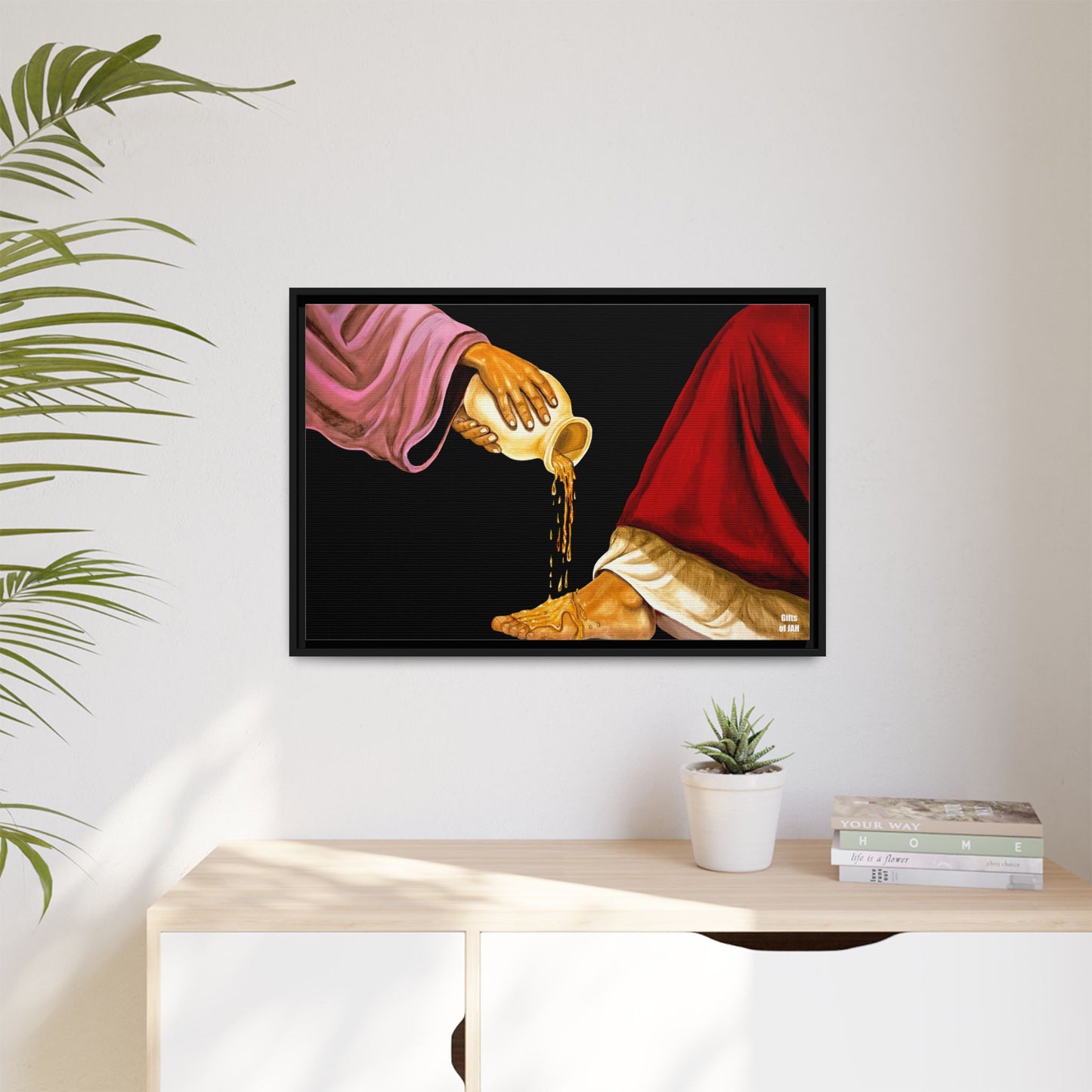 The Alabaster Jar Matte Canvas Framed Art
